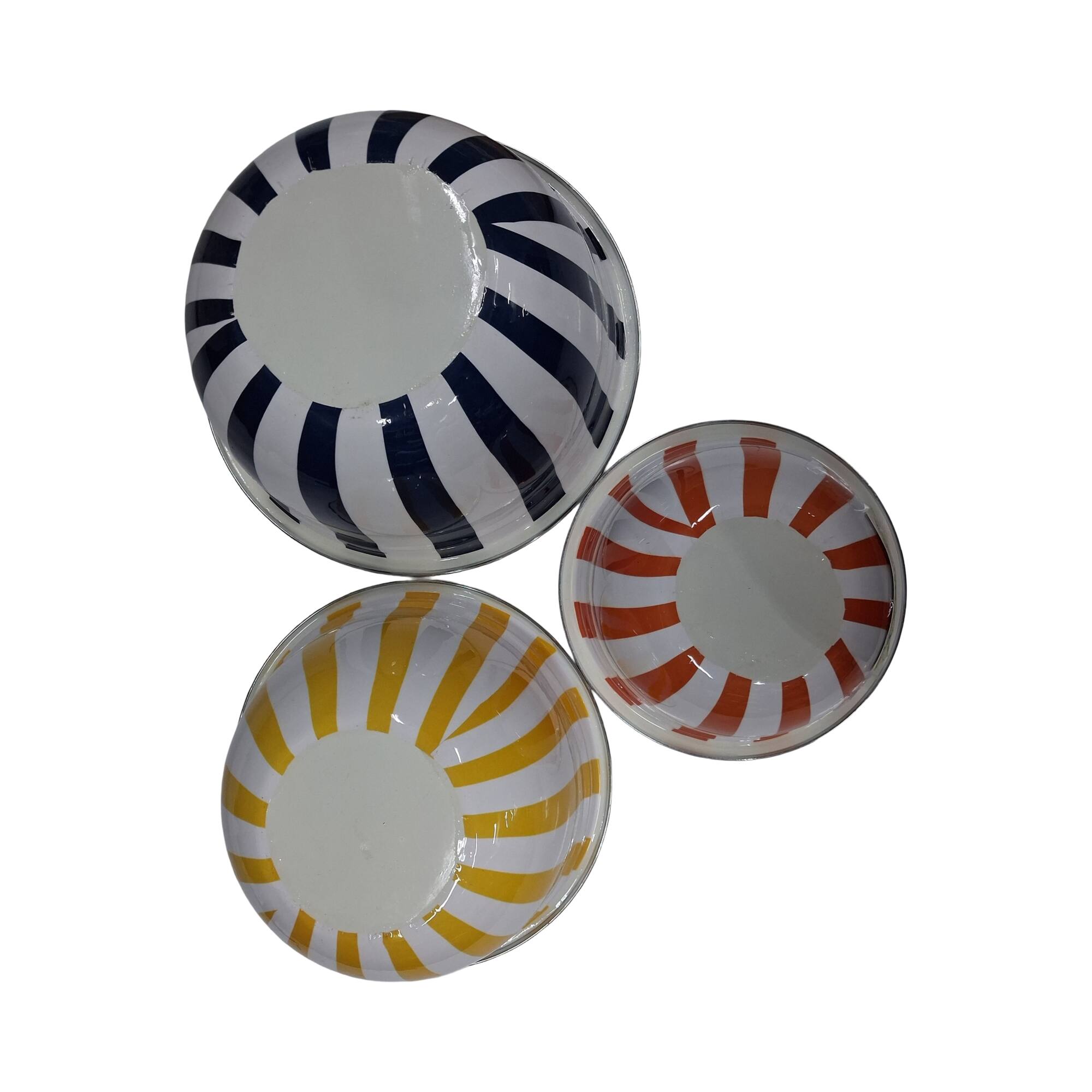 Stripe Enamel Bowl Set, 3ct. by Ashland®